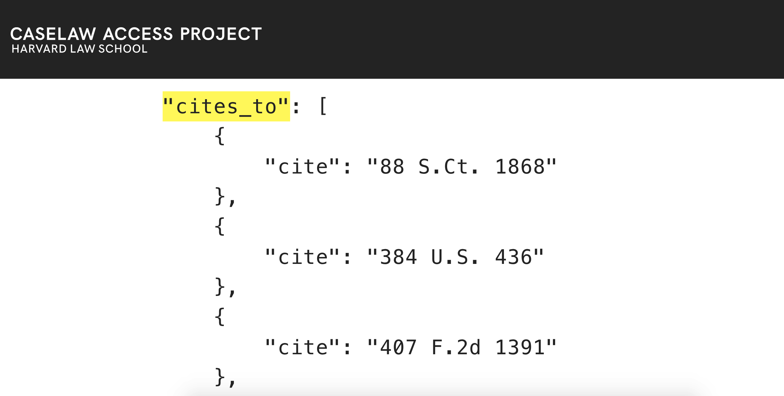 United States v. Kennedy, 573 F.2d 657 (1978) showing "cites_to" field in Caselaw Access Project API.
