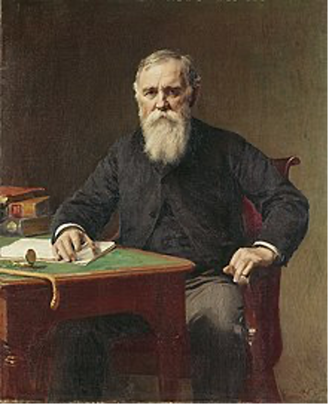 Portrait of Christopher C. Langdell, Dean of Harvard Law School 1870–1895