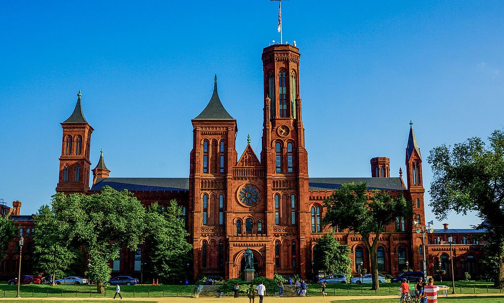 Photograph of the Smithsonian Institution Building in Washington, D.C.